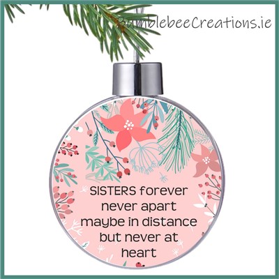 SISTERS Christmas Bauble